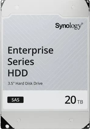 Synology HAS5310 SAS Internal HDD, 20 TB Capacity, 3.5" Form Factor, 7200 RPM Speed, 281 MB/s Transfer Speed, SAS 12 Gb/s Interface | HAS5310-20T