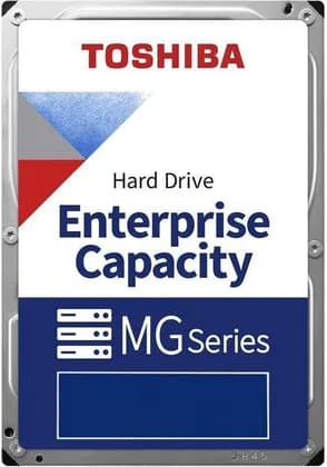 Toshiba MG09ACA Series 16TB SATA 3.5" Enterprise HDD, 7200 RPM Speed, 512 MB Buffer Size, SATA 6Gb/s Interface, 4.16 W (Idle) Power Consumption, 268MiB/s Data Transfer Speed | MG09ACA16TE