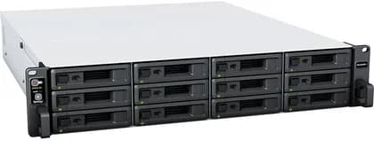Synology RackStation RS2423RP+ 12-Bay NAS Enclosure, AMD Ryzen V1780B, 8GB RAM, 1 x 10GbE Port, 2 x 1GbE Ports, RAID 0, 1, 5, 6, 10, Hybrid, Basic, JBOD | RS2423RP+