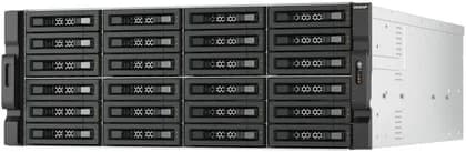 Qnap TL-R2400PES-RP NAS Enclosure, 4U Rackmount, 24x 3.5-inch Drive Bay, 2x SFF-8644 1x2 (in, out) Host Interface, 550W(x2) Power Supply | TL-R2400PES-RP