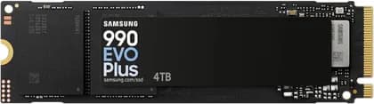 SAMSUNG 990 EVO Plus Internal SSD, 4TB Capacity, PCIe Gen 4.0 x4 / 5.0 x2 NVMe 2.0 Interface, Up to 7,250 MB/s Read & 6,300 MB/s Write Support, V-NAND TLC | MZ-V9S4T0BW
