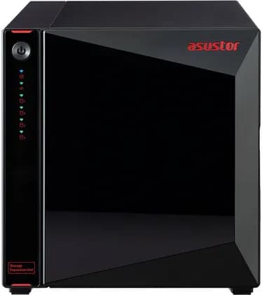 Asustor XPANSTOR 4 NAS Storage Capacity Expander, 32MB Flash Memory, 10 Gb/s USB-C 3.2 Gen 2 Port, 4 x 3.5/2.5" SATA III Drive Bays, x1 120mm System Fan, Black | AS5004U