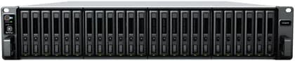 Synology FlashStation FS3410 24-Bay 2U NAS Enclosure, Intel Xeon D-1541 Processor, 16GB RAM, 24x 2.5" SATA SDD, 2x Gen3 x Slots, 550W Power Supply, 2 x 10GbE, 5 x Gigabit Ethernet, Silver | FS3410