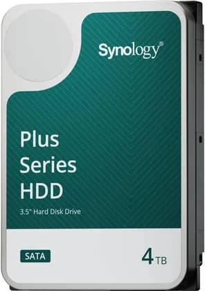 Synology 4TB HAT3300 Plus Series SATA III 3.5" Internal NAS HDD, 256MB Cache, 5400 rpm Rotational Speed, Up to 202 MB/s Sustained Transfer Rate, 1 Million Hours MTBF | HAT3300-4T