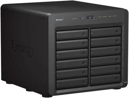 Synology DiskStation DS3622xs+ 12-Bay NAS Enclosure, 12 x 3.5"/2.5" SATA Drive Bays, Intel Xeon D-1531 6-Core 2.2GHz, 16GB DDR4 RAM, 1 x PCIe 3.0 x8/x8, 2 x 10GbE | 2 x 1GbE , Black | DS3622XS+