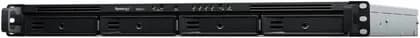 Synology RackStation RS822+ 4-Bay NAS Enclosure, AMD Ryzen V1500B Quad-Core 2.2GHz, 2GB DDR4 RAM, Diskless, 4 x Gigabit ETH, PCIe Gen 3.0, 4 x 3.5/2.5" SATA Drive Bays, Single PSU, Black | RS822+