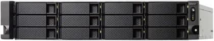 Qnap 12-Bay Rackmount NAS Server, 4GB UDIMM DDR4 Memory, 3.5-inch SATA 6Gb/s Drive Bay, 2 x 10GbE SFP+ Ethernet Port, Encryption Engine, PCIe Gen 2x2 | TS-1232XU-RP-4G