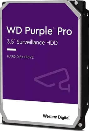 Western Digital Purple Pro 8TB Internal Hard Drive, 3.5-Inch Form Factor, SATA 6Gb/s Interface, 7200rpm Spindle Speed, 256MB Cache Buffer Size, 600MBps Data Transfer Rate | WD8001PURP