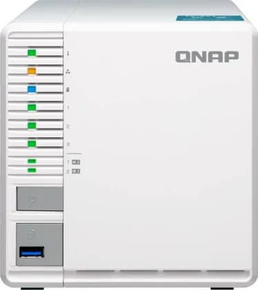 Qnap 3-Bay NAS, Intel Celeron J1800 2-core/2 CPU, 4 GB DDR3 Memory, 3 x 3.5-inch SATA 6Gb/s, 3Gb/s, 2 PCIe Slot, USB 3.2 Gen 1 Port, 65W PSU | TS-351-4G