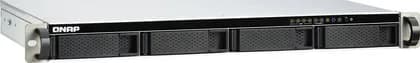 Qnap 4-Bay NAS Enclosure, 3.5"/2.5" SATA III Drive Bays, 2.5GbE Connectivity, 2 GB RAM, Intel Celeron 2.0 GHz Dual Core Processor, Data Transfer Speeds up to 476 MB/s | TS-451DEU-2G
