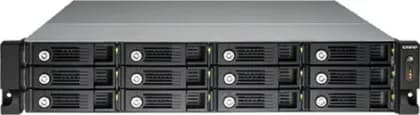 Qnap TS-1269U-RP High Performance 12-Bay NAS Server for SMBs, 512MB DOM Flash Memory, 2GB RAM, 2U Rackmount, LAN, USB | TS-1269U-RP