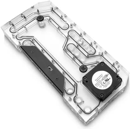 EKWB EK Mana G2 PC O11D EVO D5 Distribution Plate, PC Water Cooling Distro Plate, D5 Pump Combo, 1500Lh Flow, 250ml Reservoir, D RGB Lighting, PWM Control | 3831129902039