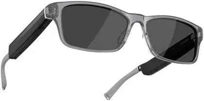 Amazon Echo Frame (3rd Gen) Smart Sunglasses, Polarized Lenses with UV400 Protection, Open Ear Audio, Designed for Alexa+, Rectangle Frame, IPX4 Water Res, Wide, Charcoal Gray | RCTNGLCG