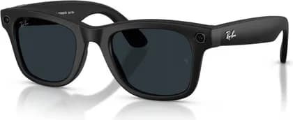 Ray-Ban Meta Wayfarer Gen 2 Sunglasses, High Bridge Fit, Matte Black Frame, Clear/Grey Transitions Lenses, Size 50, Matte Black / Transitions Grey | 8056262721377
