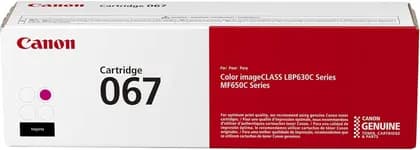 Canon 067 Magenta Toner Cartridge, Compatible to MF656Cdw, MF654Cdw, MF653Cdw, LBP633Cdw and LBP632Cdw Printers