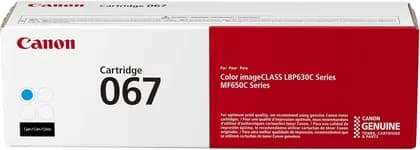 Canon 067 Cyan Toner Cartridge, Compatible to MF656Cdw, MF654Cdw, MF653Cdw, LBP633Cdw and LBP632Cdw Printers