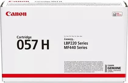 Canon i-SENSYS 057H Toner Cartridge, BlackYield of 10,000 Pages, Black Toner, Lower Cost Per Page, Compatible with LBP223dw/ LBP226dw/MF443dw/ MF445dw | 3010C002