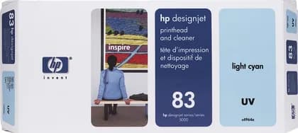 HP 83 Light Cyan UV Printhead and Cleaner | C4964A