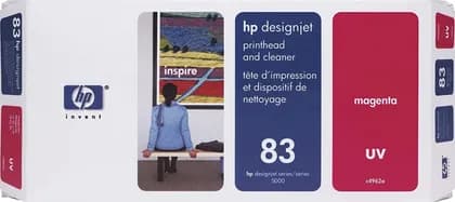 HP 83 Original Magenta UV Printhead and Cleaner | C4962A