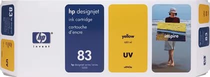HP 83 680-ml Yellow DesignJet UV Ink Cartridge | C4943A