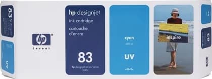HP 83 680-ml Cyan DesignJet UV Ink Cartridge | C4941A