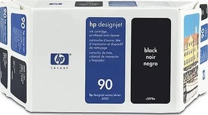 HP 90 Value Pack Printhead, Cleaner, Ink Cartridge - Black | C5078A
