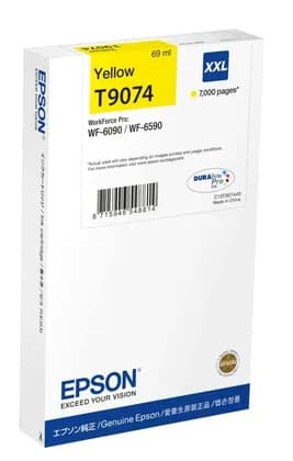 Epson T9074 Yellow Ink Cartridge XXL for Epson WorkForce Pro Workforce 6090DW | T9074
