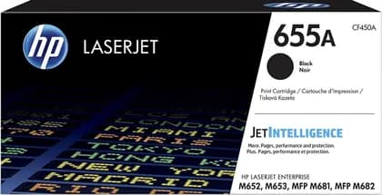 HP 655A Black Original LaserJet Toner Cartridge | CF450A
