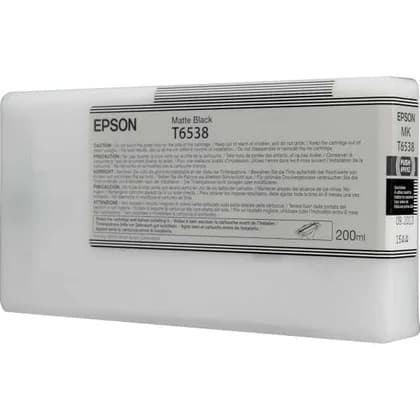Epson UltraChrome HDR Ink Cartridge - 200ml Matte Black | T653800