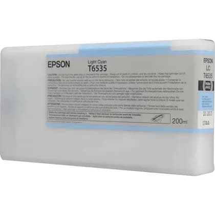Epson UltraChrome HDR Ink Cartridge - 200ml Light Cyan | T653500