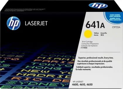 HP Color 641A LaserJet Yellow Toner Cartridge | C9722A