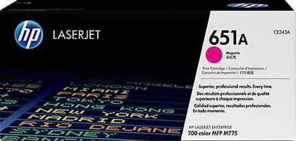 HP 651A Magenta Original LaserJet Toner Cartridge | CE343A