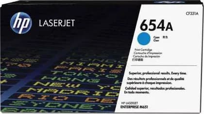 HP 654A Cyan LaserJet Toner Cartridge | CF331A