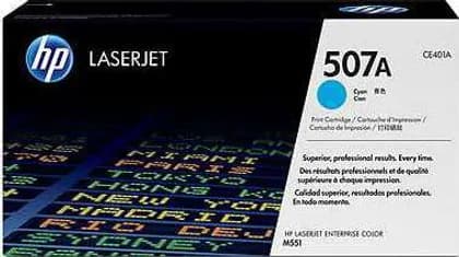 HP 507A Cyan LaserJet Toner Cartridge | CE401A