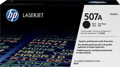 HP 507A Black Original LaserJet Toner Cartridge | CE400A