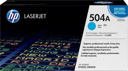 HP 504a Cyan laset Toner
