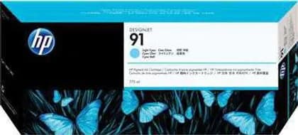 HP 91 775-ml Pigment Light Cyan Ink Cartridge | C9470A