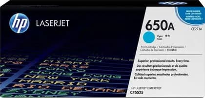 HP 650A Color LaserJet Cyan Print Cartridge | CE271A