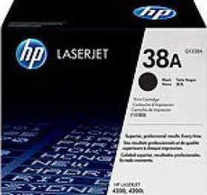 HP 38A Black LaserJet Toner Cartridge | Q1338A