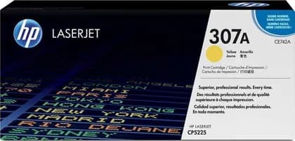 HP Color 307A Yellow LaserJet Print Cartridge | CE742A