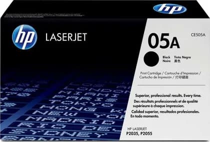 HP 05A Black LaserJet Toner Cartridge | CE505A