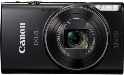 Canon IXUS 285 HS Digital Camera, 3.0" LCD, 20.2 Megapixel CMOS, DIGIC 4+ Processor, 12x Optical Zoom W/ Ultra Wide Angle, 80-3200 ISO, 24x ZoomPlus, Flash, Wi-Fi, NFC, Black | IXUS-285-HS-BLK