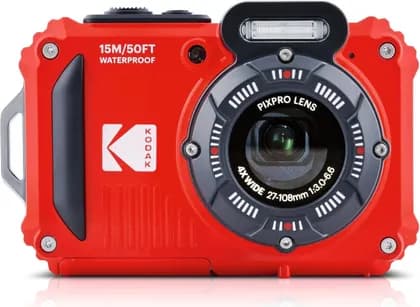 Kodak PIXPRO WPZ2, 16MP CMOS Sensor, 4x Optical Zoom, 2.7-Inch LCD Display, RAW File Format Support, Waterproof & Rugged, Full HD 1080p Video Recording, Red | PIXPRO WPZ2-RD