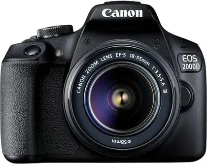 Canon EOS 2000D DSLR Camera with EFS, 18-55mm III lens kit