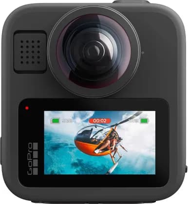 GoPro MAX 2 360 Action Camera With Dual Lenses, 5.6K 360° Video Recording, HyperSmooth Stabilization, Waterproof Design, Voice Control, And Advanced Editing Features, Black | CHDHZ-311-TH