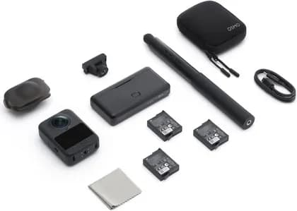 DJI Osmo 360 Adventure Combo, 1" 360° Imaging, Native 8K & Superb Low-Light, 4K/120fps & 170° Boost Video, 120MP 360° Photo, 100-Min 8K/30fps Continuous Recording, Black | DJI-ZX100-C2
