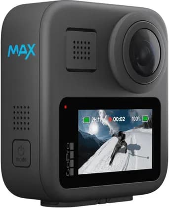 GoPro Max 360 Waterproof Digital Action Camera with Unbreakable Stabilization, Touch Screen and Voice Control, Live HD Streaming | CHDHZ-203-TH