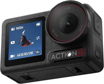 DJI Osmo Action 5 Pro Standard Combo, Waterproof Action Camera with 1/1.3" Sensor, 4K/120fps Video, Subject Tracking, Stabilization, Dual OLED Touchscreens, For Sports | 6941565989512
