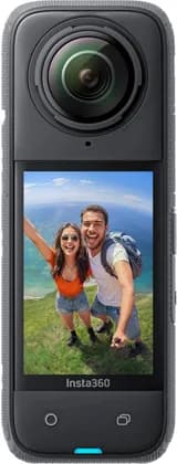 Insta360 X4 8K 360 Action Camera, 8K30fps/5.7K60fps, 4K Wide-Angle Video, Removable Lens Guards, 135 Min Battery Life, AI Editing, FlowState Stabilization, Black | X401-ST