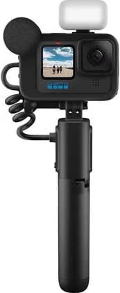GoPro HERO11 Creator Edition Action Camera, 2.27" Fixed Display, 27MP Sensor Resolution, Media Mod with Built-In Microphone, Curved Adhesive Mount, Single Memory Card Slot, Black | CHDFB-111-CN